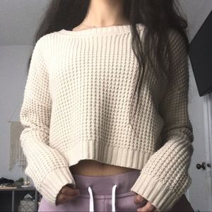 Cropped sweater